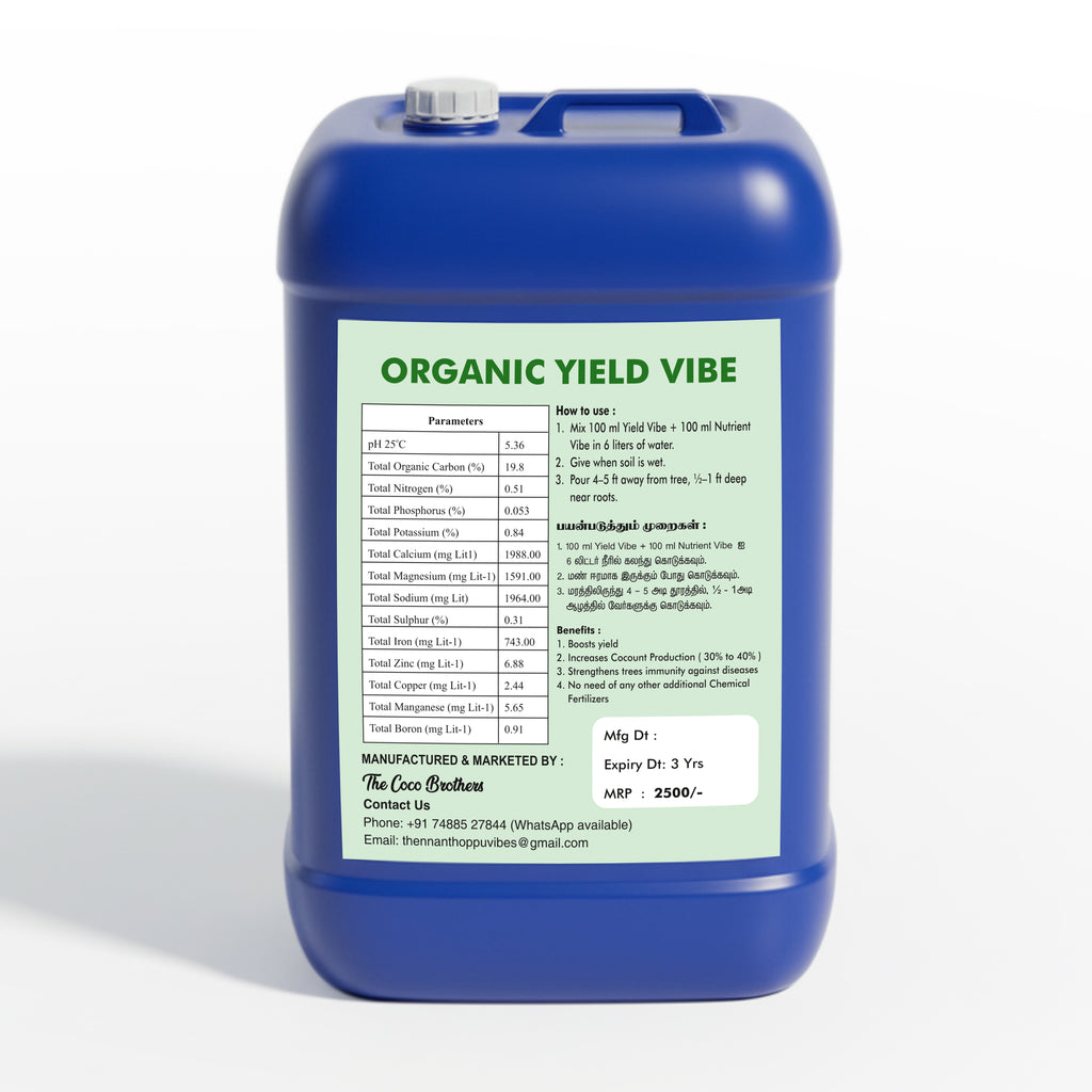 25L Organic Yield Vibe + 25L Nutrient Vibe Combo - Combo for 250 trees