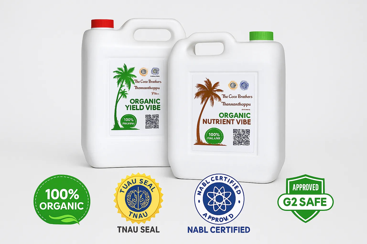 Grow 20–40% More Coconuts This Season — With India’s #1 Organic Nutrient Combo Pack